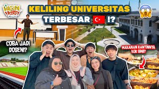 WASEDABOYS KELILING UNIV TERBESAR DI TURKEY MAKANAN KANTINNYA KOK…  WORLD TRIP 54 [upl. by Rhu]