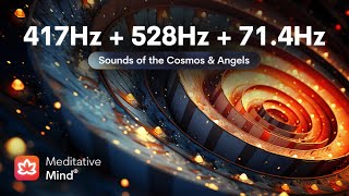 417Hz  528Hz  714Hz  TRIPLE HEALING FREQUENCIES  Wipes out Negative Energies  Positive T [upl. by Anyl883]