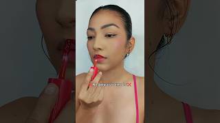 Errores al aplicar tu tinta de labios 💋 liptint makeuptutorial koreanmakeup [upl. by Melantha897]