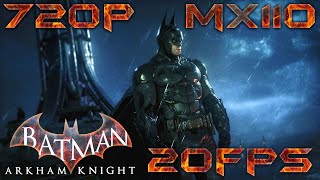 Batman Arkham Knight on GeForce MX110 gameplay [upl. by Samuela]