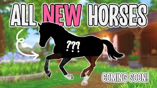 ALL THESE NEW HORSE BREEDS WILL BE ADDED TO STAR STABLE IN 2024 [upl. by Oakes]