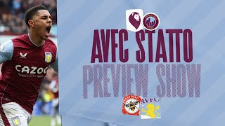 AVFC STATTO PREVIEW SHOW Brentford vs Aston Villa [upl. by Naellij]