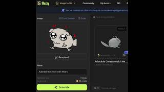 Bring Your 2D Cartoons to Life in 3D with Meshy AI [upl. by Giovanni]