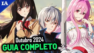 57 NOVOS ANIMES DE OUTUBRO 2024  Guia Completo [upl. by Habas]