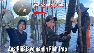 Paano Magkaroon Ng BungsodHow We Set Up Our Fishing Trap [upl. by Aivat926]