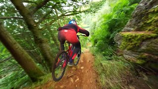 Worlds Best FPV Drone Shot extreme mountain biking [upl. by Socram]