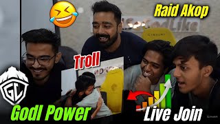 Spower On Godl Power 🔥 Admino Troll Spower 😳 Spower Live Join Godl Stream 😮 Live Raid Akop [upl. by Weigle]