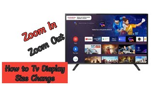 Crown Led Tv picture Display Setting ।। Crown led tv Zoom Setting [upl. by Akimed]