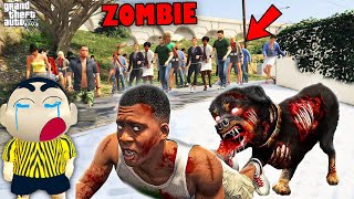 FRANKLIN SHINCHAN and CHOP Survived Zombie Virus In GTA 5 Zombie outbreak zombie apocalypse [upl. by Pauline]