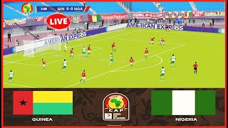 GUINEABISSAU vs NIGERIA  AFRICA CUP OF NATIONS 2022  AFCON GAMEPLAY [upl. by Ayirp]