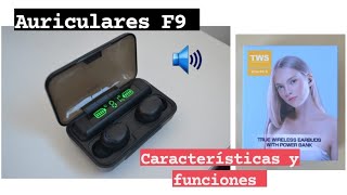 📢 Cómo SINCRONIZAR auriculares F9  FÁCIL  🎁 MANUAL EN ESPAÑOL [upl. by Studnia]