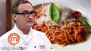 How To Cook The Perfect Italian Tomato Sauce  MasterChef New Zealand  MasterChef World [upl. by Katti]