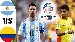 Argentina vs Colombia  All Goals amp Highlights  Copa America Final 2024 [upl. by Onitram]