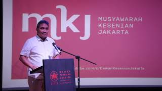 Dr Hilmar Farid  Keynote Speaker  MusyawarahKesenianJakarta [upl. by Moth]