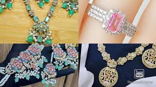 Mix Jewelry 2024  Gold jewelry 2024  New Jewelry Video  Nekless New Desigine [upl. by Pacifa]