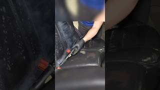 Steamer Cleans STAINED Leather Seats [upl. by Nichols670]