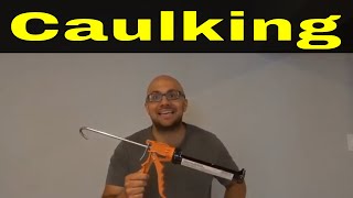 How To Use A Caulking GunFull Tutorial [upl. by Enelez]