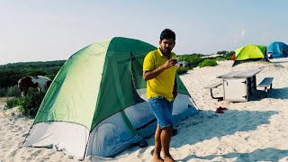 ISLAND ki poi BEACH lo Camp⛺️ esnam [upl. by Witcher]