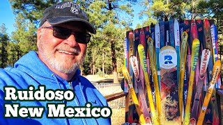 Visiting Ruidoso New Mexico Walking and Exploring the Quirky Midtown Main Street [upl. by Ramahs503]