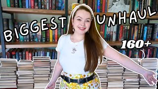 UNHAUL BOOKS WITH ME 🗑️✌🏻 most RUTHLESS unhaul ever [upl. by Orgell]