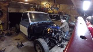 C10 12v Cummins Swap  First Startup [upl. by Enner]