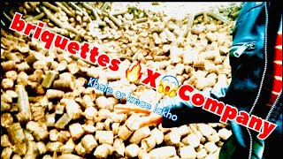 biomass briquettes 🔥X😱 company khole or kmae 💥lakho 💵 mahine ka [upl. by Olegnaleahcim]