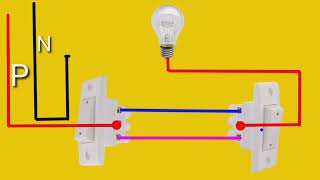 two way connectiontwo way bulb connectiontwowayswitchconnection bulb [upl. by Ahdar]