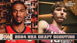 Scouting Alex Sarr and Matas Buzelis  2024 NBA Draft [upl. by Nyllij]