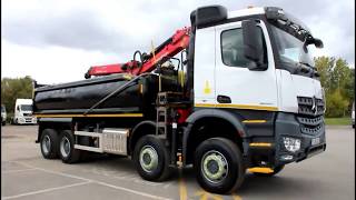 Mercedes 32T Tipper Grab  YJ15 GXS [upl. by Seton]