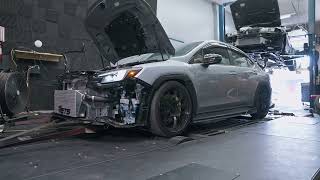 Shop VB WRX wETS Turbo Kit on Dyno [upl. by Zilber580]