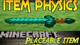 Item Physics mod  Mods para minecraft 1122 Mods realistas [upl. by Griffin553]