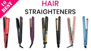 10 Best Hair Straighteners  top hair straightener flat iron for natural curly wavy or coarse hair [upl. by Akihsat]