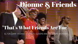 Dionne amp Friends quotThats What Friends Are Forquot 1988 [upl. by Yemiaj244]