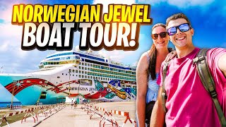 NORWEGIAN JEWEL SHIP TOUR  we test the premium dining [upl. by Airotal]