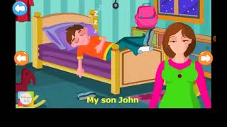 Diddle diddle dumpling my son John  NURSERY RHYMES  LIBA KIDS GAME [upl. by Assirehc828]