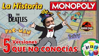 Historia de Monopoly  5 versiones que no conocías  Monopoly juego de mesa  Recreo Lúdico [upl. by Ecidnacal]