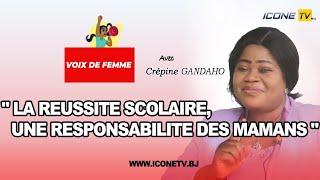 VOIX DE FEMME  CREPINE GANDAHO SINVESTIT DANS LÉVEIL DES APPRENANTS [upl. by Ikkaj304]