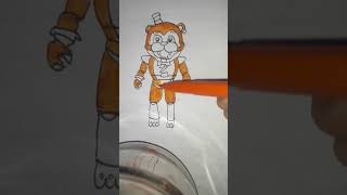 Freddy 🧸Creative DimensionsShortsReelsDrawing channelYoutube [upl. by Atinomar]