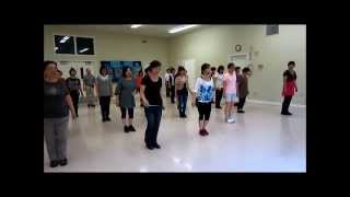 EZ Amame  Line Dance Walk Thru amp Danced [upl. by Tnarb443]