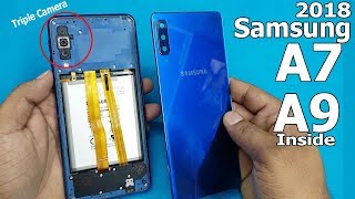 How To Open Samsung Galaxy A7 2018 Back Panel  Samsung A7  A9 2018 Disassembly [upl. by Range]