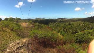 Conheça a maior tirolesa de Pernambuco [upl. by Nahtanaoj15]