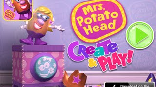 Mrs Potato Head  Create amp Play Part 1  Best iPad app demo for kids  Ellie [upl. by Undry]