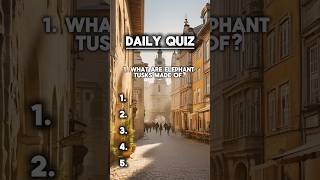 Daily General Knowledge Quiz Part 84 quiz quiztime trivia generalknowledge dailyquiz funquiz [upl. by Talyah961]