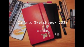 Accepted CalArts Sketchbook 2023 [upl. by Johnathon]