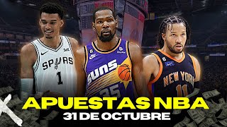 PRONÓSTICO Y APUESTAS NBA 31 DE OCTUBRE  PARLAY GRATIS NBA 🏀🔥 [upl. by Salguod]