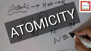 What is Atomicity  Monoatomic and Diatomic Elements In Hindi [upl. by Genevra]