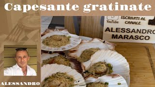 Come fare le Capesante gratinate [upl. by Yentruocal]