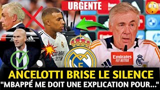 💣BOMBE ANCELOTTI ET MBAPPE  le real explose [upl. by Ytsenoh836]