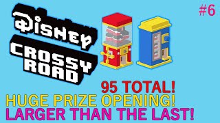 Disney Crossy Road quotHuge Prize Opening 6quot 60 FPS [upl. by Wagstaff]