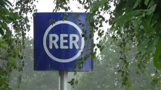 MI79 Livrée Stif  La gare de Saint Rémy Les Chevreuse sous la pluie [upl. by Llerihs]